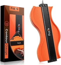 Contour Gauge (12 Inch) with Lock Profile Tool, Super Contour Duplicator Men Gif
