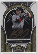 2023 Topps Tier One Prime Performers Bronze Ink /25 Yasmani Grandal Auto qw7