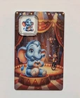 Heart Hands Elephant 1 Gram Fine Silver .999 Bar in Card - Circus - Dumbo - 320