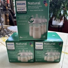 Philips Avent Natural Response Newborn  8 Bottles 4 oz 4. Bottles 8oz.