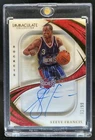 2019-20 Immaculate Steve Francis Shadowbox Signatures Auto Autograph #/99