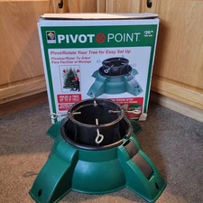 EZ UP Pivot Point Adjustable Swivel Christmas Tree Stand-Holds to 9'
