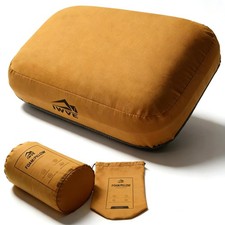 Thick Camping Memory Foam Pillow, Compressible  Ultralight Travel Pillow for...