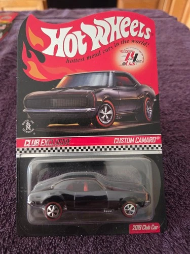 2019 Hot Wheels RLC Red Line Club Membership Custom Camaro w /Protector