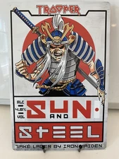 Iron Maiden - Trooper - Sun and Steel Lager Metal Sign - Sale Lager - Beer