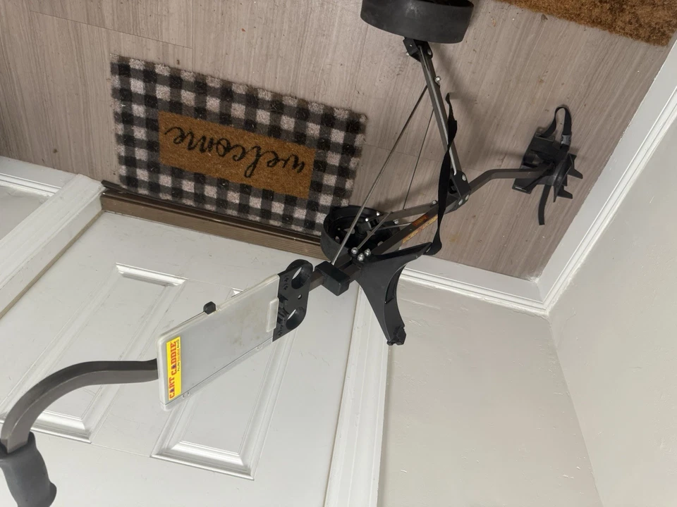 Hornet Cart Caddie Push Pull Two Wheel Folding Golf Bag Cart Caddy - Image 4 of 4