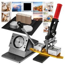 For 50 50mm Fridge Magnet Making Machine Rectangle Button Maker Kit with Cutter