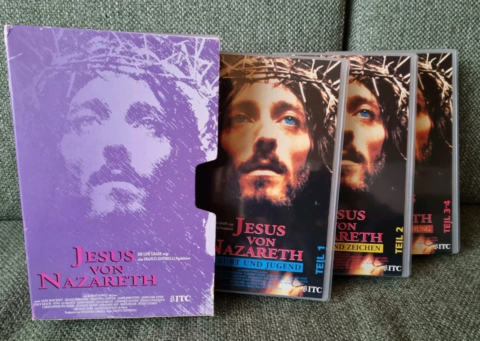 Jesus von Nazareth - 3 VHS-Kassetten - Bild 2 von 4