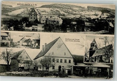 13637119 - 7170 Michelbach an der Bilz Schul- und Rathaus Gasthaus zur Sonne