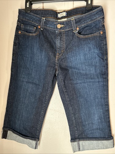 Style Co Womens Belted Capri Jeans Blue Size 10p main image 0