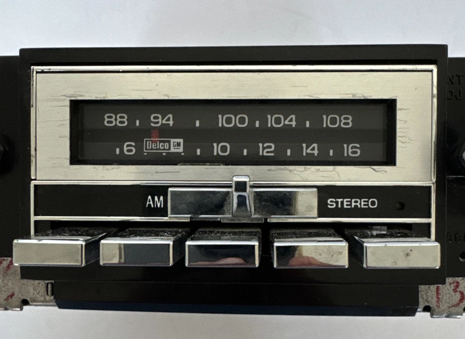 Camión Chevy Delco Radio GMC Olds Buick Pontiac GM2700 AM FM 1978-1986 sin probar Foto 3 de 4