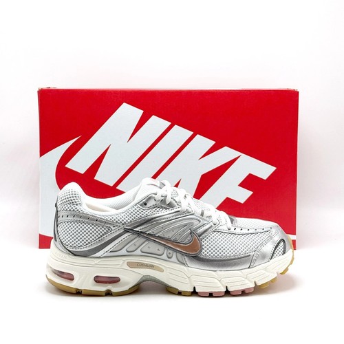 Women's Nike Air Max Moto 2K Shoes - White Metallic Silver Red Bronze IQ0365-100