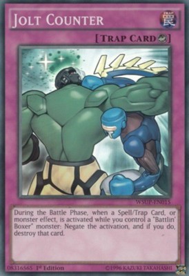 Jolt Counter - WSUP-EN015 - Super Rare - 1st Edition - Heavily Played