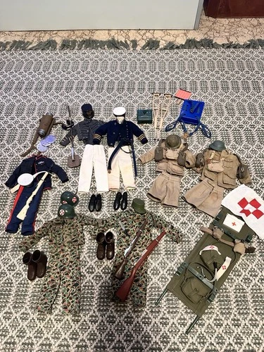 GIJOE Large Lot of Accessories 1964-1972 Vintage Hasbro Gijoe Accessories Lot