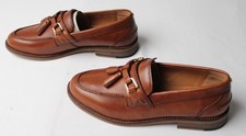 ASOS Design Men's Tassel Loafers AC2 Tan Leather Size US: 7 UK: 6 EU: 39