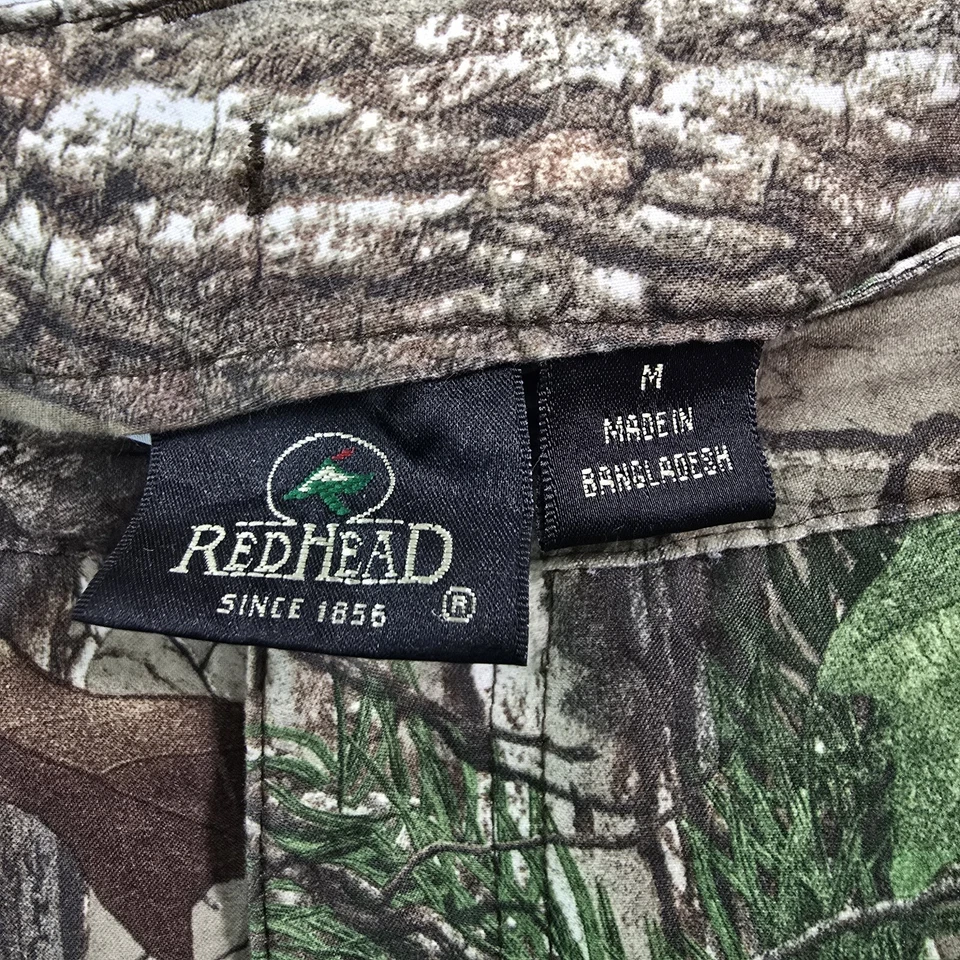 Redhead Pants Mens Medium Camo Hunting Woodland Realtree Timber Oak Forest  - Image 3 of 4