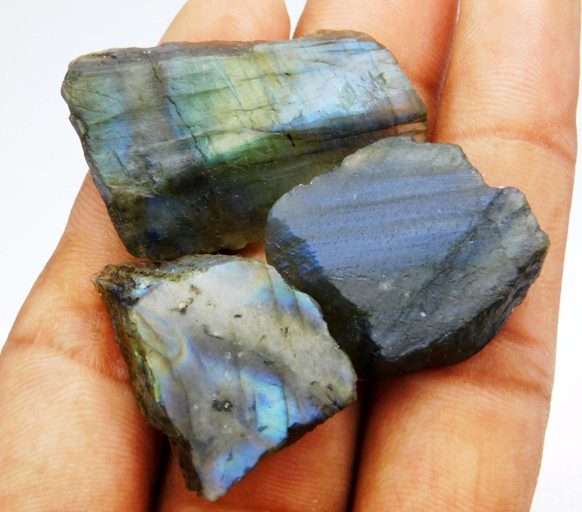 Labradorite d'Afrique du Sud square 20x20mm