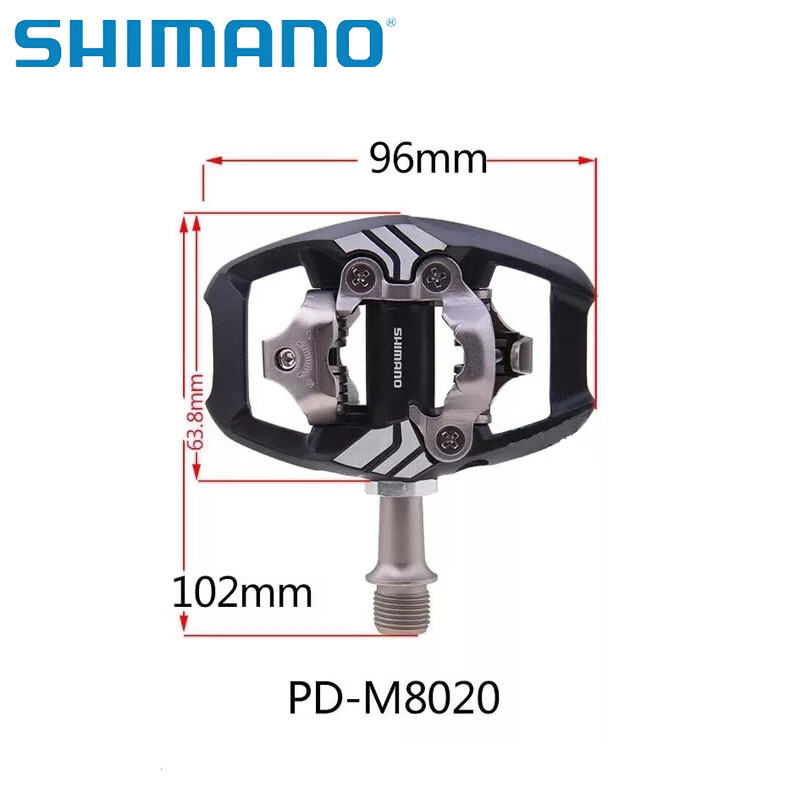 Shimano Deore XT PD-M8020 SPD MTB Trail Pedals Clipless w