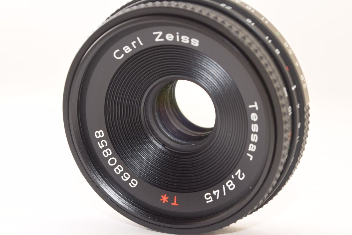 CONTAX Carl Zeiss Tessar T* 45mm F/2.8 AEJ Pancake Lens C/Y CONTAX Carl Zeiss Tessar T* 45mm F/2.8 AEJ Pancake Lens C/Y