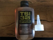 TSI 321 SYNTHETIC LUBRICANT REEL BEARING OIL 4 OZ W/DROPPER CAP