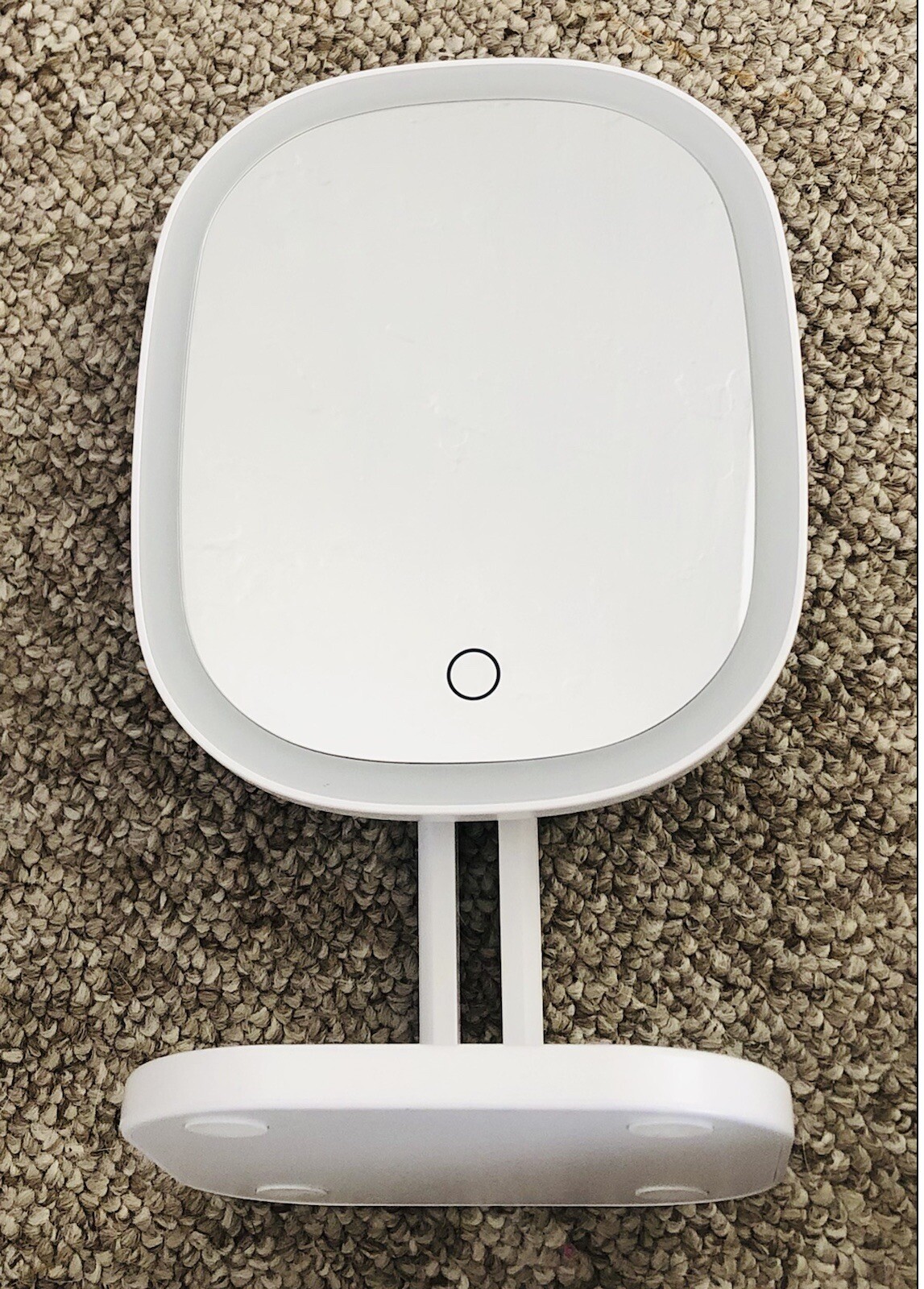 Impressions Vanity Silver Touch Highlight LED Makeup Mirror, Lighted