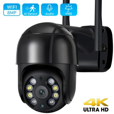 Wireless Outdoor Camera AI Tracking 3MP HD Security Camera 1080P Surveillance