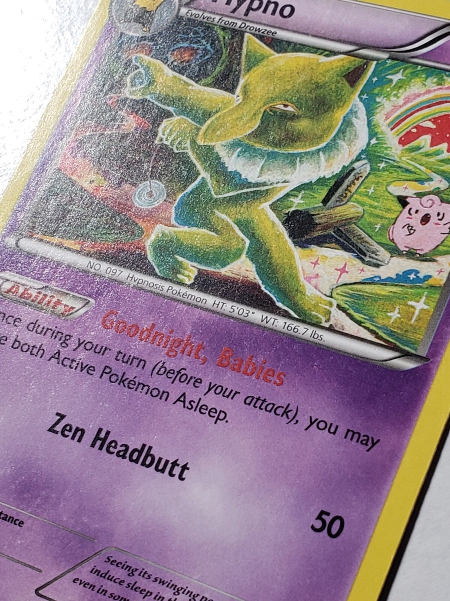 Hypno 51/122 LP Rare Non Holo XY Breakpoint Pokemon Card Hypno 51/122 LP Rare Non Holo XY Breakpoint Pokemon Card