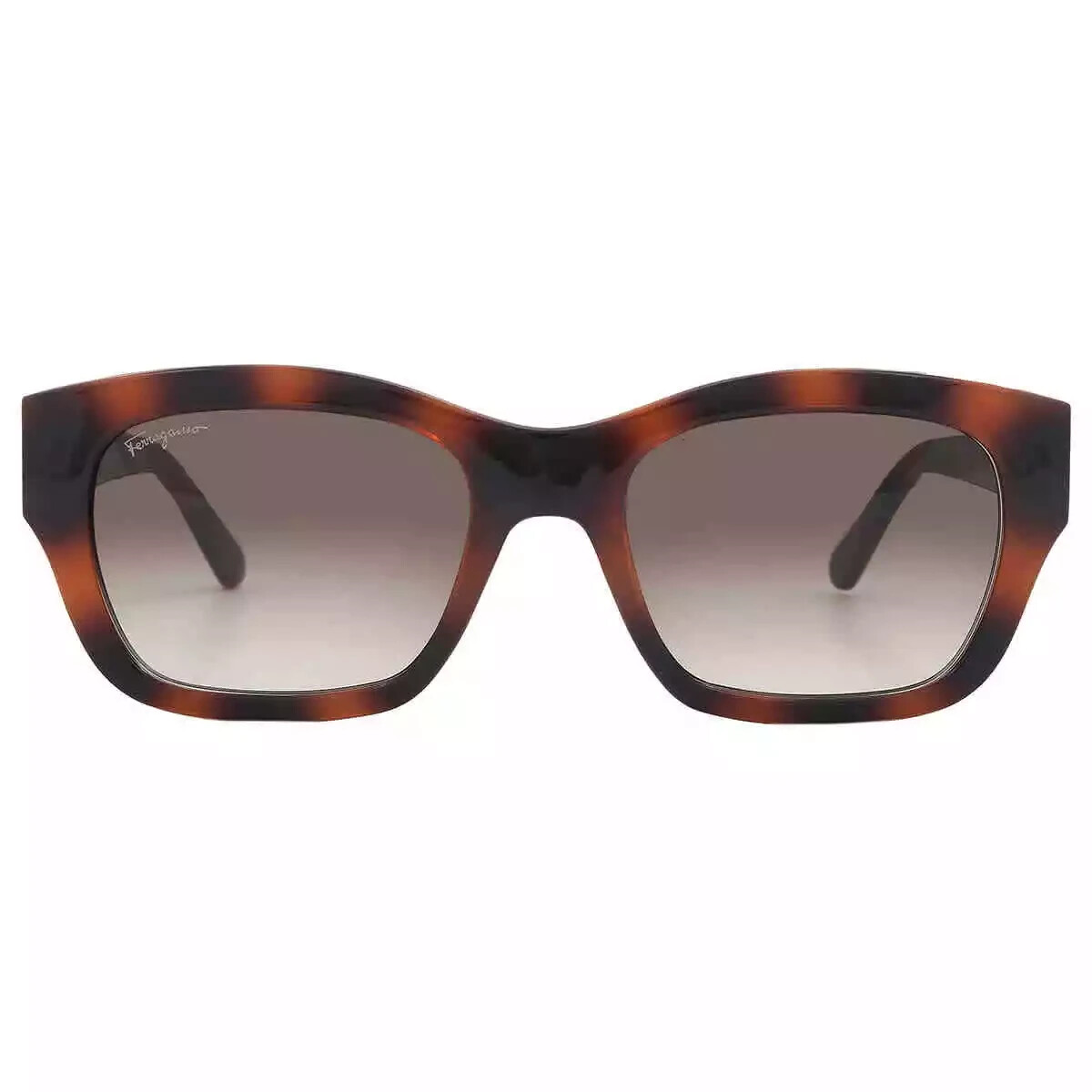 Salvatore Ferragamo Grey Gradient Square Ladies Sunglasses 