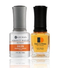 LeChat Perfect Match UV Gel + Nail Polish - PMS063N Orange Crush