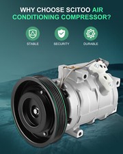 A/C Compressor For 2000 2001-2004 Honda Odyssey 2003-2004 Honda Pilot 3.5L