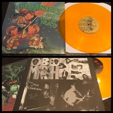 THE MARSHES Pox On The Tracts LP Orange Vinyl-Down By Law Dag Nasty Face To Face