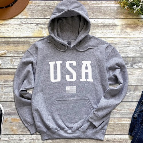 USA Hoodie | USA Pullover Hoodie | United States Hoodie - Picture 9 of 10