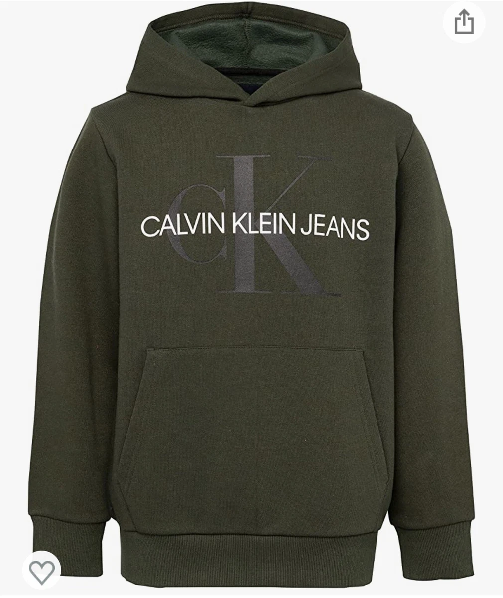 Calvin klein boys hoodie cheap