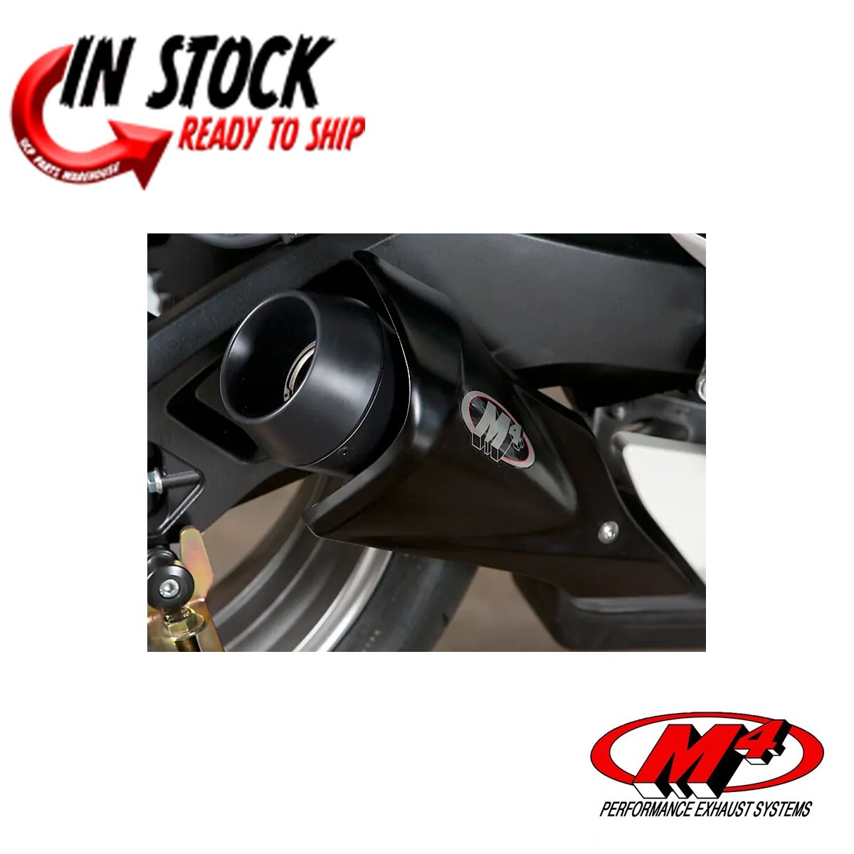 M4 EXHAUST SLIP-ON GP MUFFLER 2011-2025 SUZUKI GSX-R 600 750