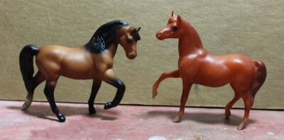 Breyer G1 Stablemate 5184 Bay Morgan Stallion & 5185 Chestnut Morgan Mare #MRG-2