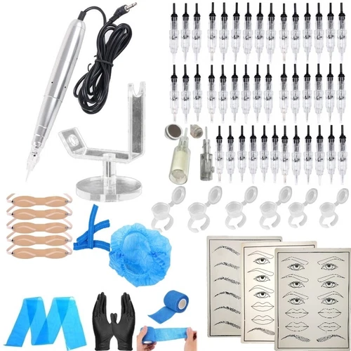 3.5mm Jack Permanent Makeup Tattoo Machine Fit For Nouveau Contour Needle Kit - product listing photo