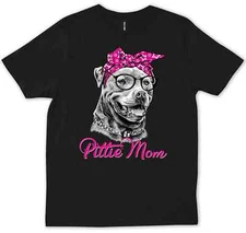 Funny Pit Bull Owner Fur Mom Dad Gift T-shirt