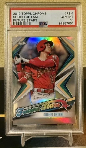 2019 Topps Chrome Baseball Shohei Ohtani Future Stars FS-1 PSA 10
