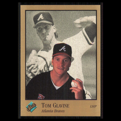 Tom Glavine #4 1992 Studio Atlanta Braves Baseball Card MLB NM