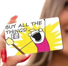 Buy All The Things Credit Debit Card Skin Sticker Adventure Time FREE SHIPPING 