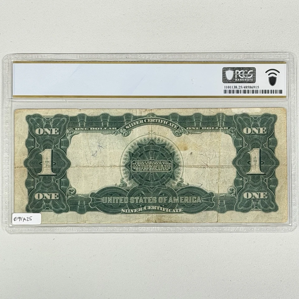 1899 $1 United States Silver Certificate PCGS VF25 BLACK EAGLE US Note Fr. 234 - Image 2 of 2