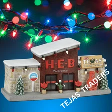 HEB Brand Shop Christmas Holiday Store Village Lights Up!  2025