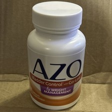Azo Bladder control, weight management, 48 count, New Sealed, exp 03/26