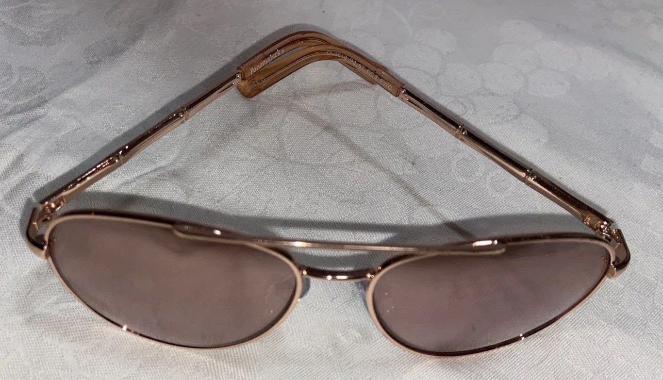 Panama Jack Women’s Sunglasses PJ87 – Pilot Metal Aviator Frames – Rose Gold