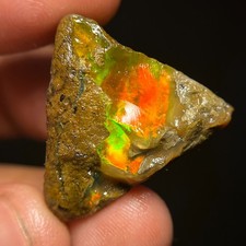 47,50 karata opal wieloogniowy szorstki naturalny opal etiopski surowy welo opal kamień szlachetny