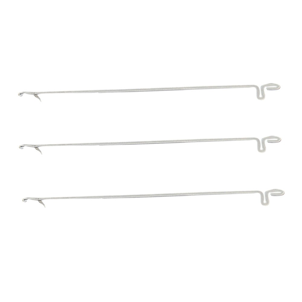 3-Piece Buddha Head Crochet Needles for Beading and Knitting Projects