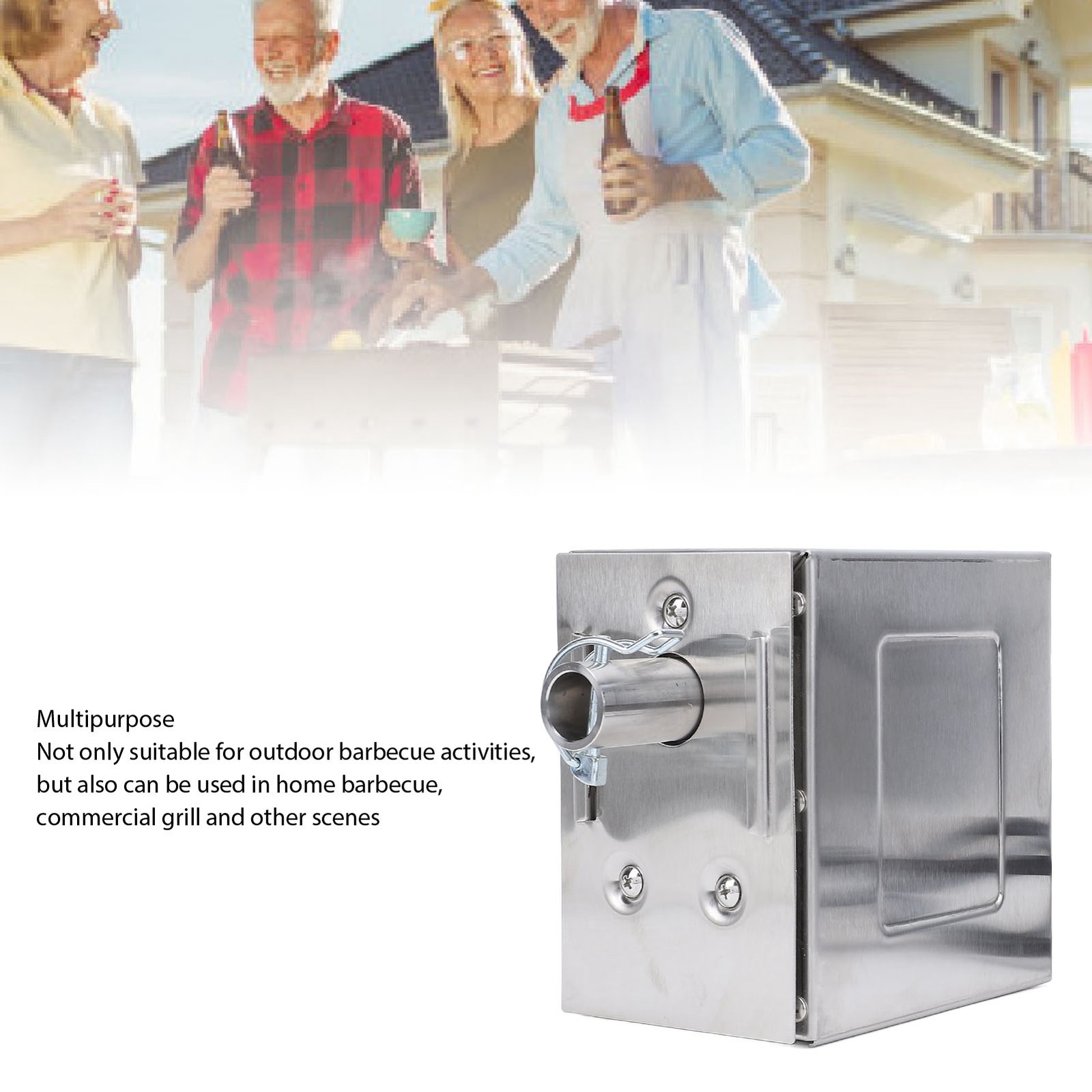 45W Electric BBQ Rotisserie Stainless Steel Replacement Grill Rotisserie Motor