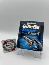 Gillette SEL10B Sensor Excel Replacement Razor Blades 10 Pack Japan Import New