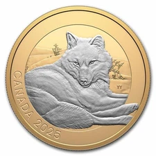 2025 Canada 1 oz Silver $20 Animal Portraits: Grey Wolf