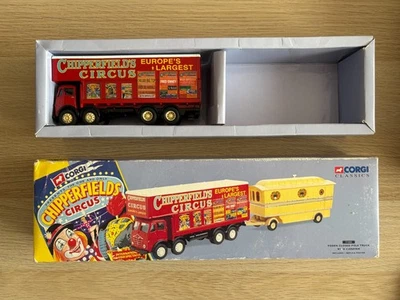 CORGI TOYS 1144 Chipperfields Cirque Camion Grue Scammell Truck Crane